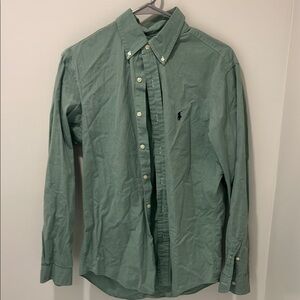 Ralph Lauren Green Button-Down Shirt